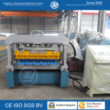 Glazed Aluminum Roofing Step Tile Making Machine